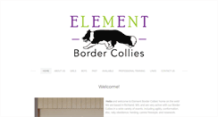 Desktop Screenshot of elementbordercollies.com